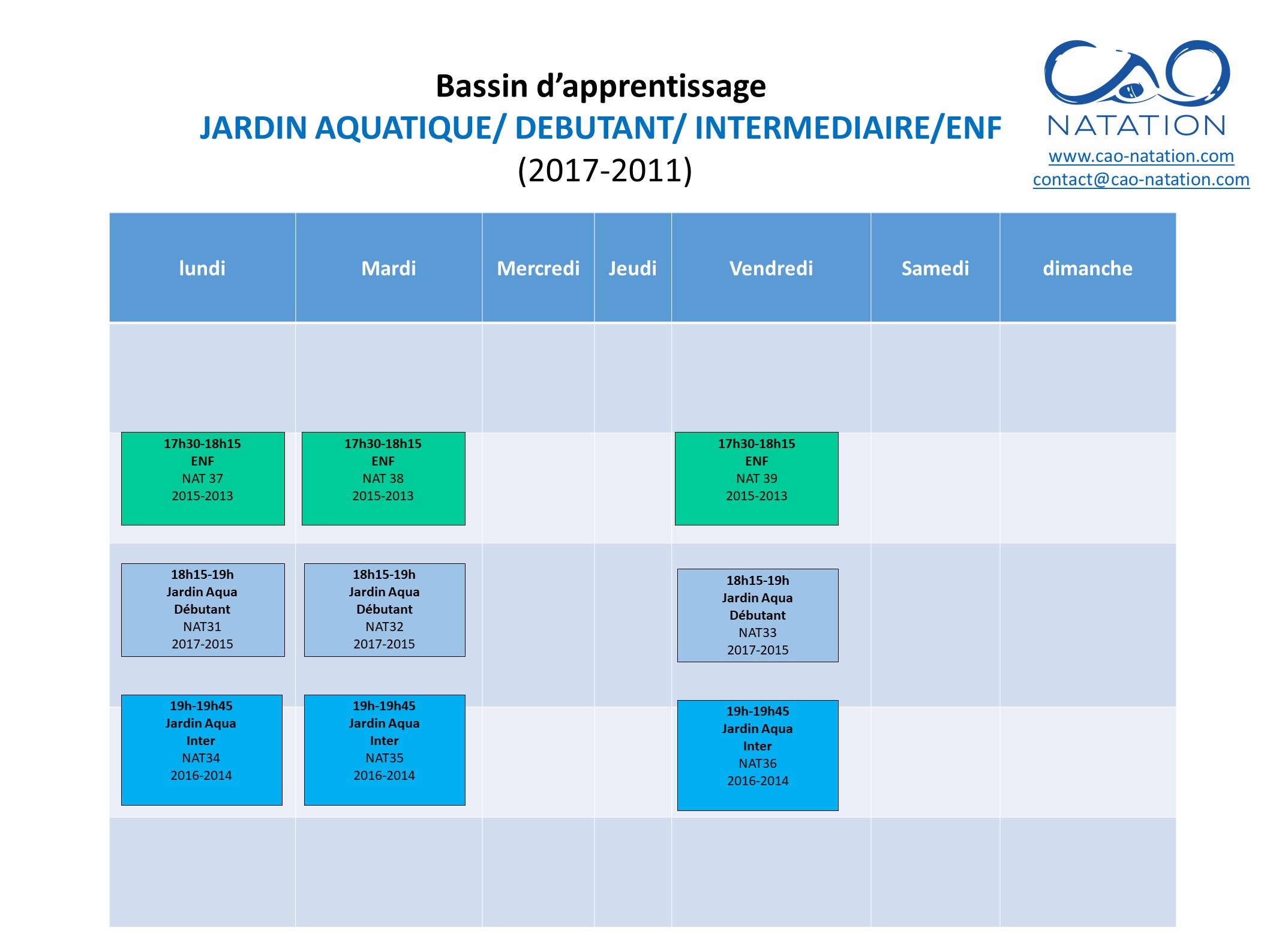 planning JA 2020
